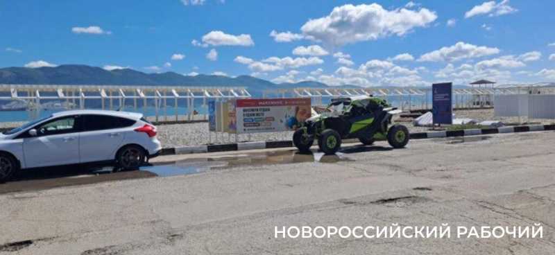 15 июня в Новороссийске перекроют свободный въезд на пляж