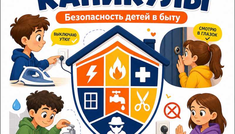 «Чек-лист безопасности в быту» на время летних каникул