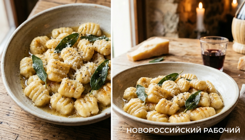 Картофельные ньокки в нежном соусе