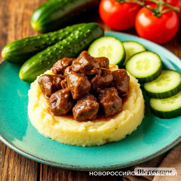 Куриные сердечки с томатной пастой