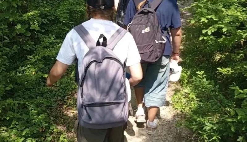 Новороссийские любители активного отдыха провели патриотический поход по склонам горы Колдун