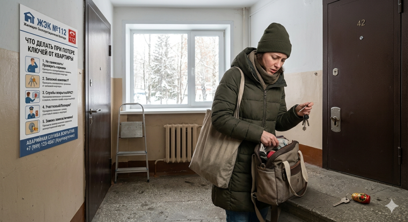 Потеряли ключи от дома: пошаговая инструкция, как действовать