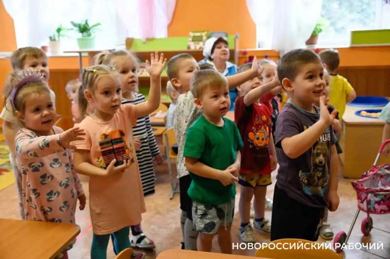 В детсады Новороссийска будут принимать даже годовалых малышей