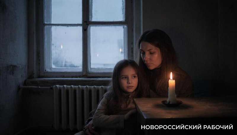 В Новороссийске из-за припаркованных машин не смогли установить генератор, чтобы дать свет в квартиры