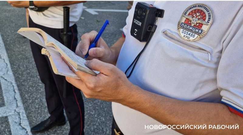 В пригороде Новороссийска полицейский остановил шумные работы