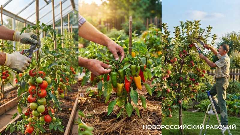 Августовская обрезка и прищипка: как ускорить созревание плодов