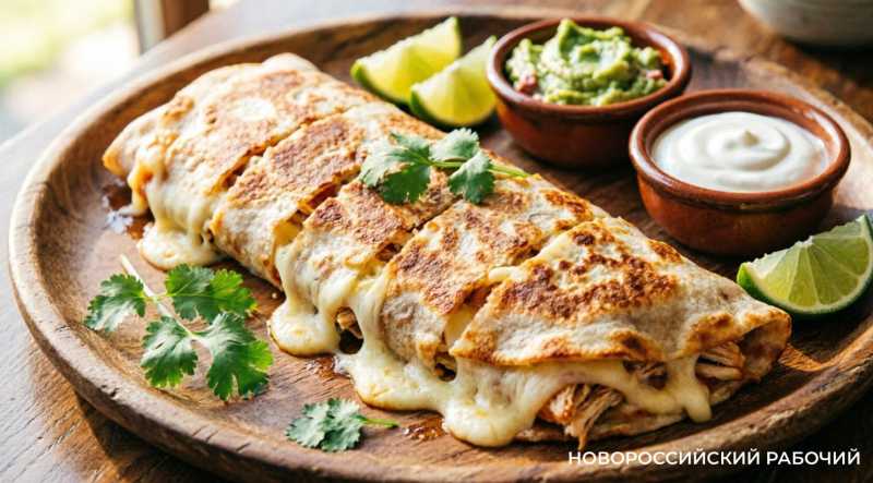 Мексиканские кесадильи с курицей и перцем чили &mdash; вкус уличной Мексики у вас дома