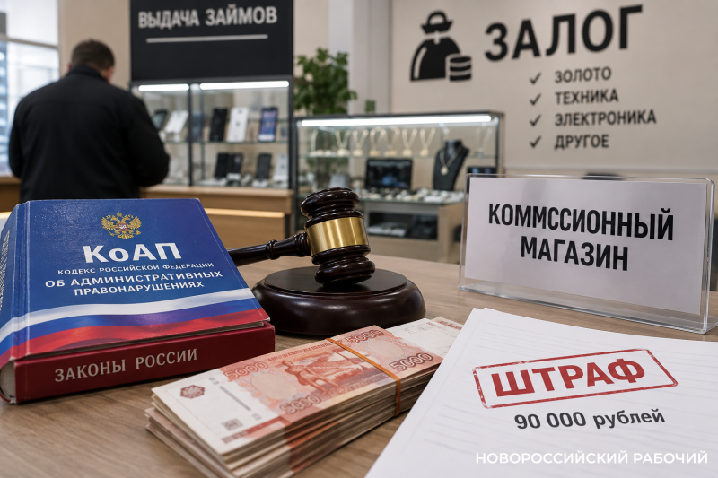В Новороссийске предприниматель незаконно выдавал займы в трех комиссионках