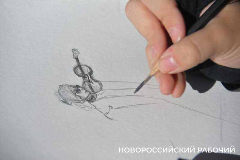 В Новороссийске художники объединились, чтобы нарисовать музыку. Фоторепортаж «НР»
