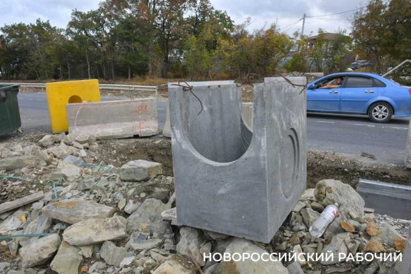 В Новороссийске заканчиваются работы на дороге на Абрау-Дюрсо
