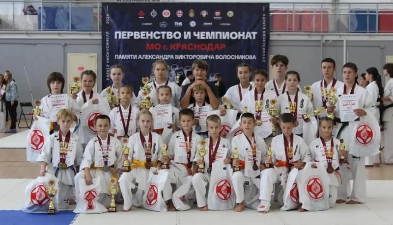 Воспитанники спортивной школы из станицы Раевской успешно выступили на Первенстве по киокусинкай