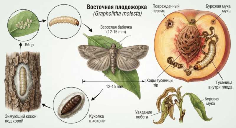 Восточная плодожорка: скрытая угроза для вашего сада и эффективные методы борьбы с ней