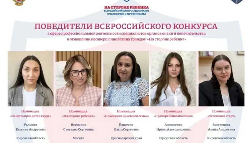 Ольга Елисеева из Новороссийска стала лучшей в номинации &laquo;Помощник приёмной семьи&raquo; Всероссийского конкурса &laquo;На стороне ребёнка&raquo;