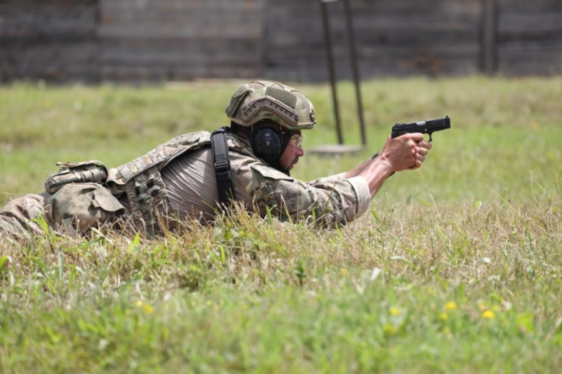 На полигоне «Раевский» военные прошли этапы конкурса «Тактический стрелок»