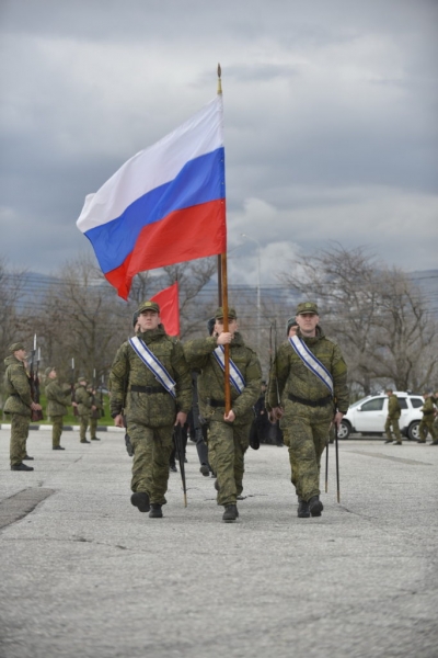 В Новороссийске прошла первая репетиция парада Победы