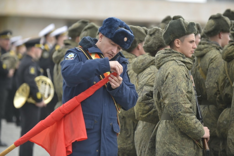 В Новороссийске прошла первая репетиция парада Победы