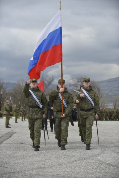 В Новороссийске прошла первая репетиция парада Победы